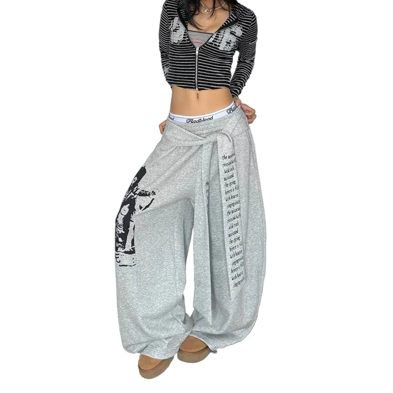 Baggy Letter Sweatpants