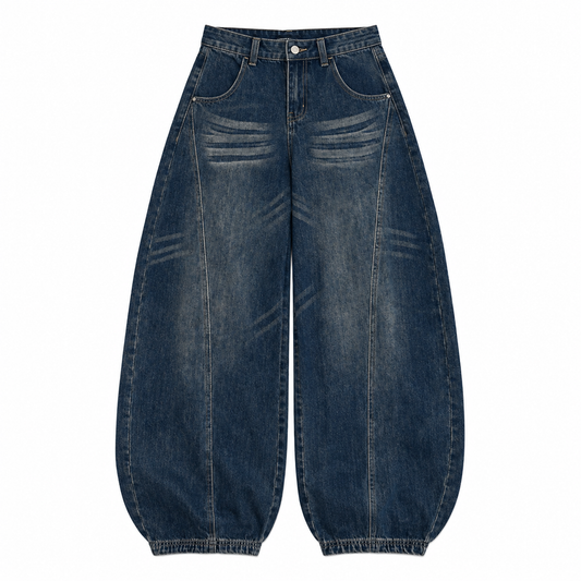 Wide Leg Baggy Denims