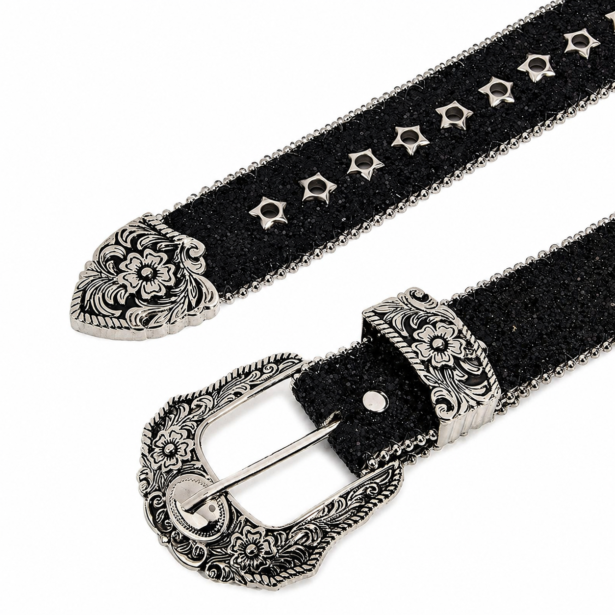Rhinestone Lined Belt