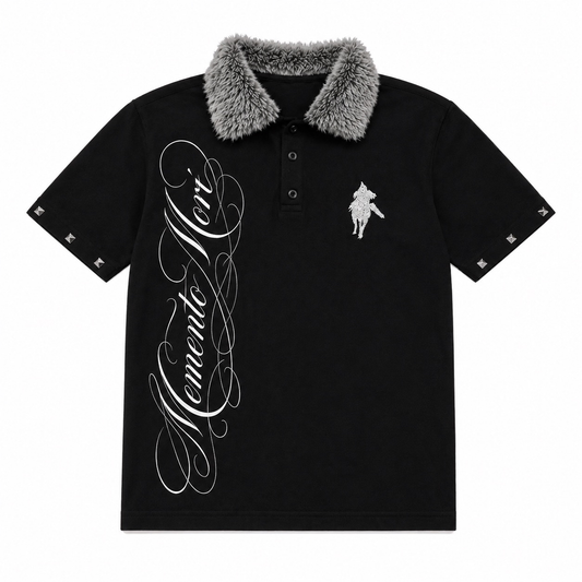 Fur Collar Polo