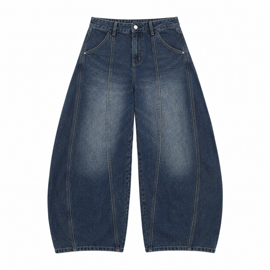 Rhinestone Baggy Jeans