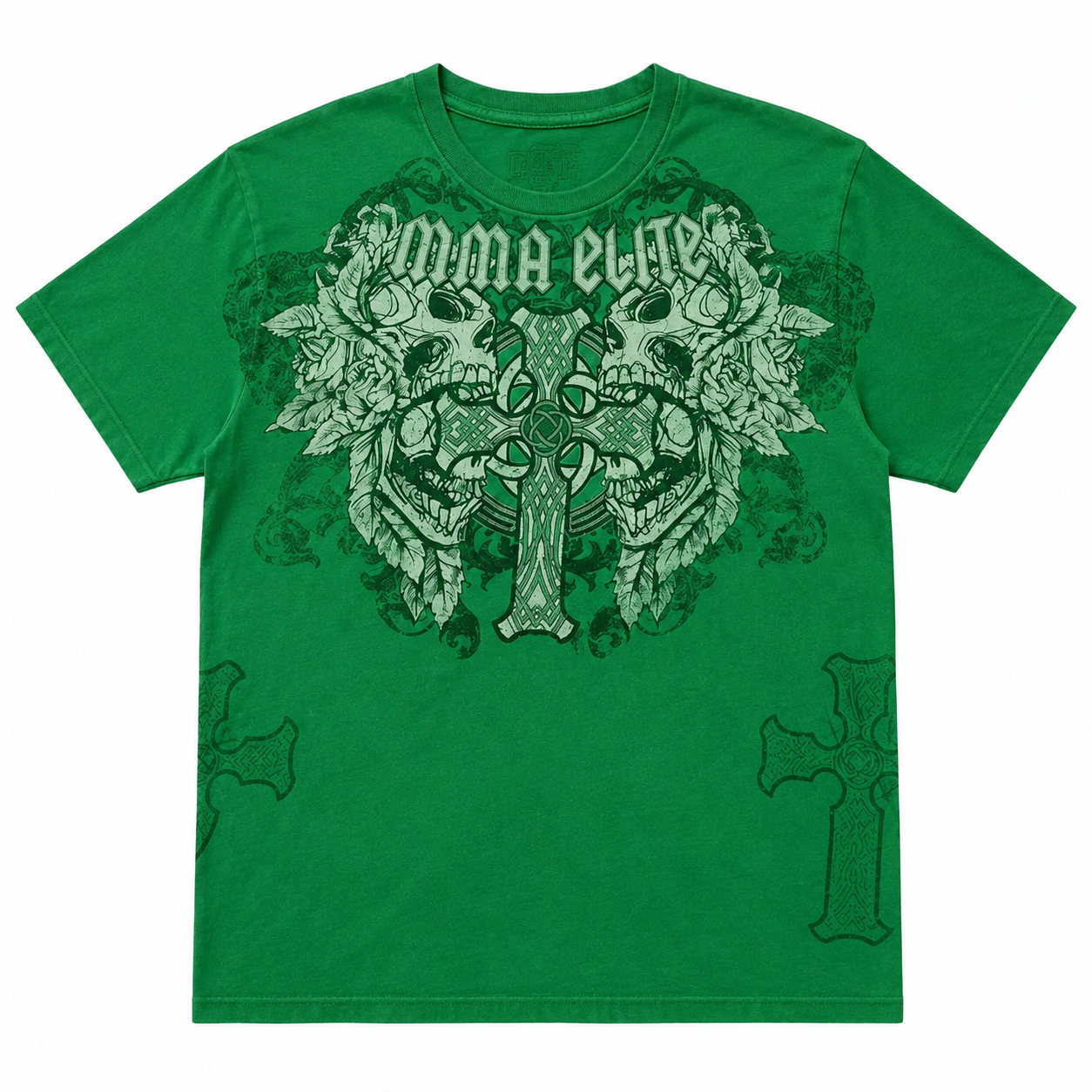 Green Graphic Baggy Affliction Tee