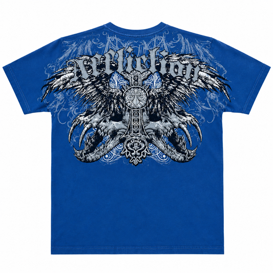 Blue Graphic Affliction Tee