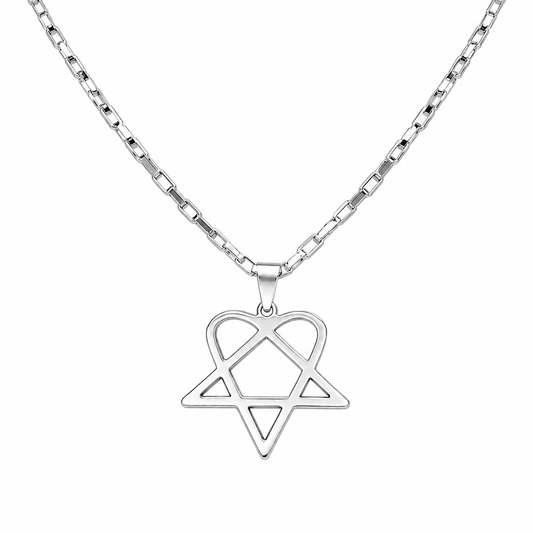 Heartagram Necklace
