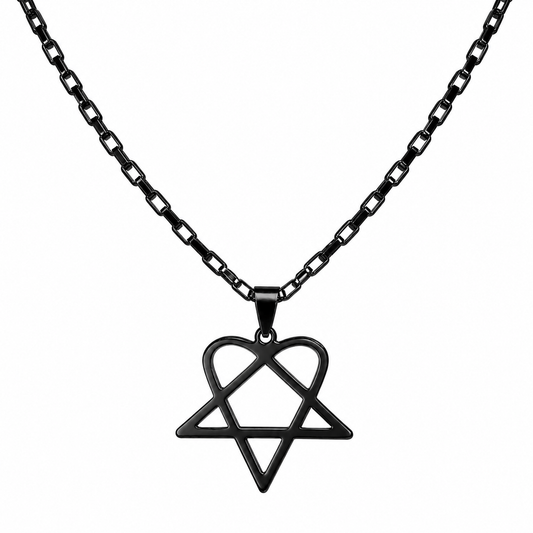 Heartagram Necklace