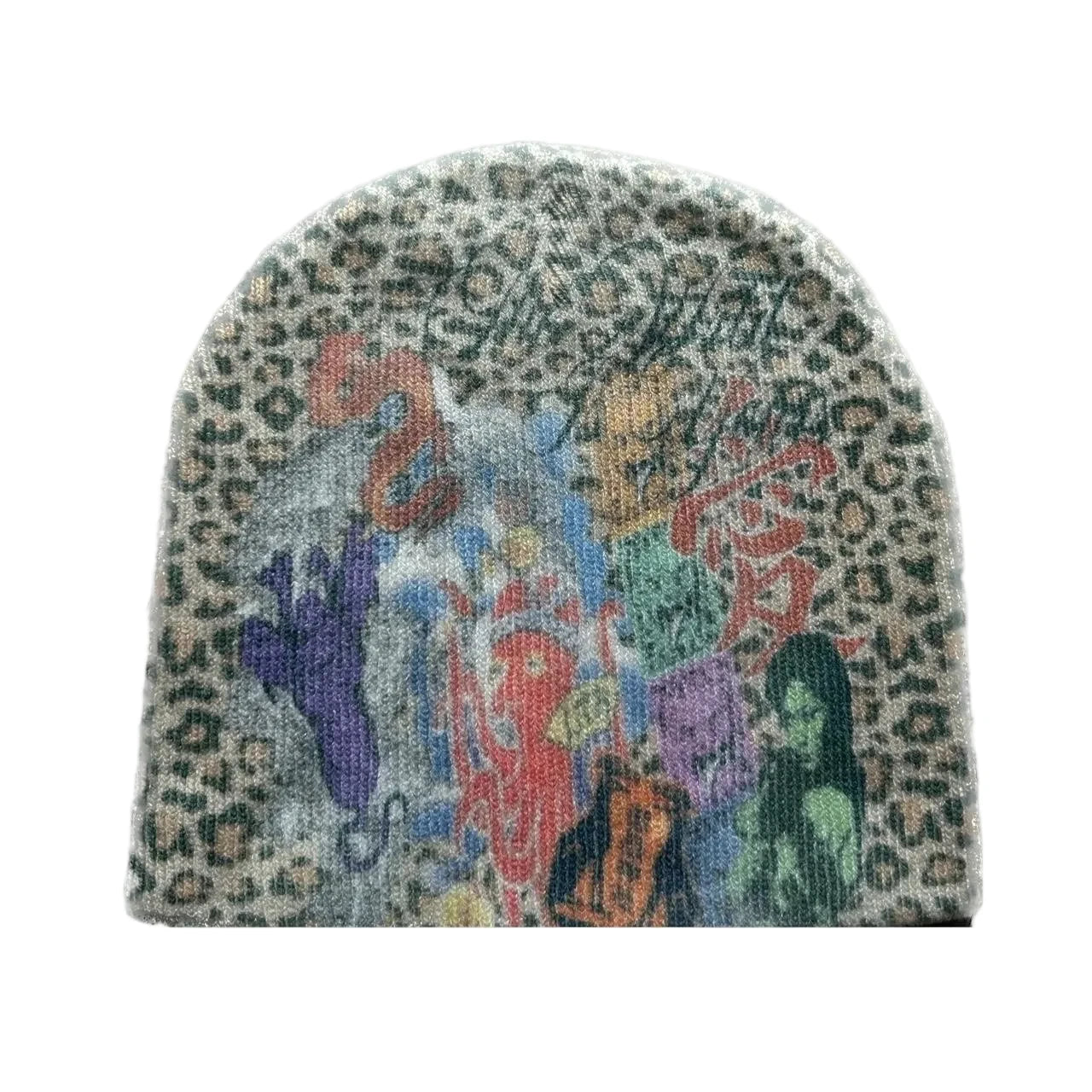 Leopard Graphic Beanie