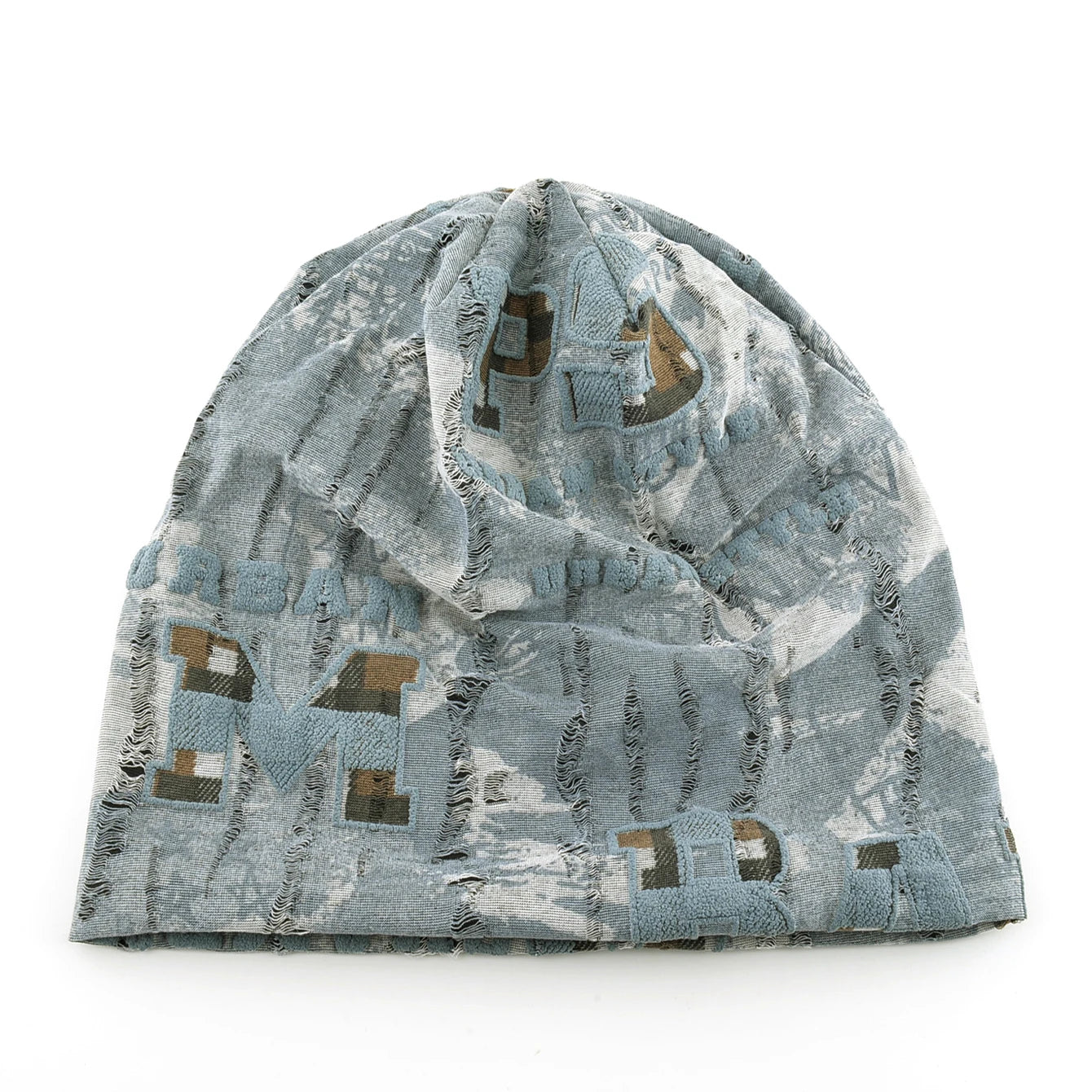 Distressed Tie Dye Beanie