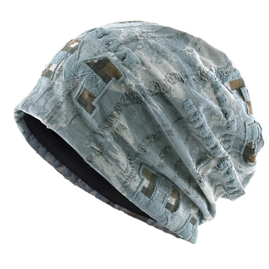 Distressed Tie Dye Beanie