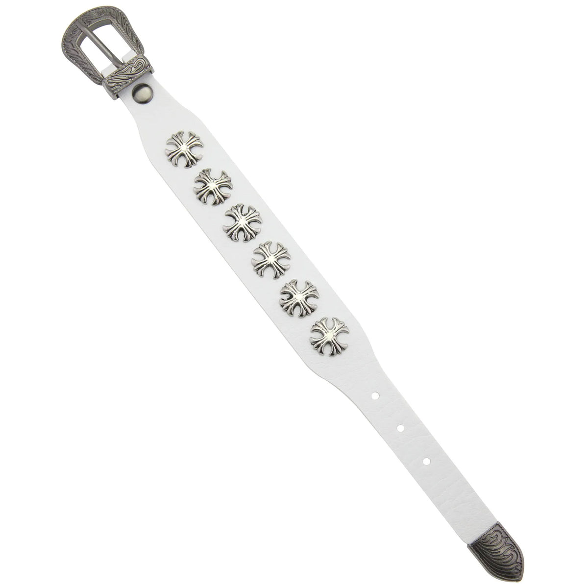 Gothic Belt Strap Cross Bracelet