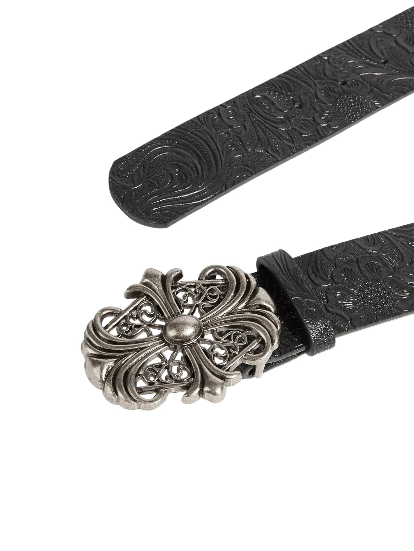 Engraved Cross Belt