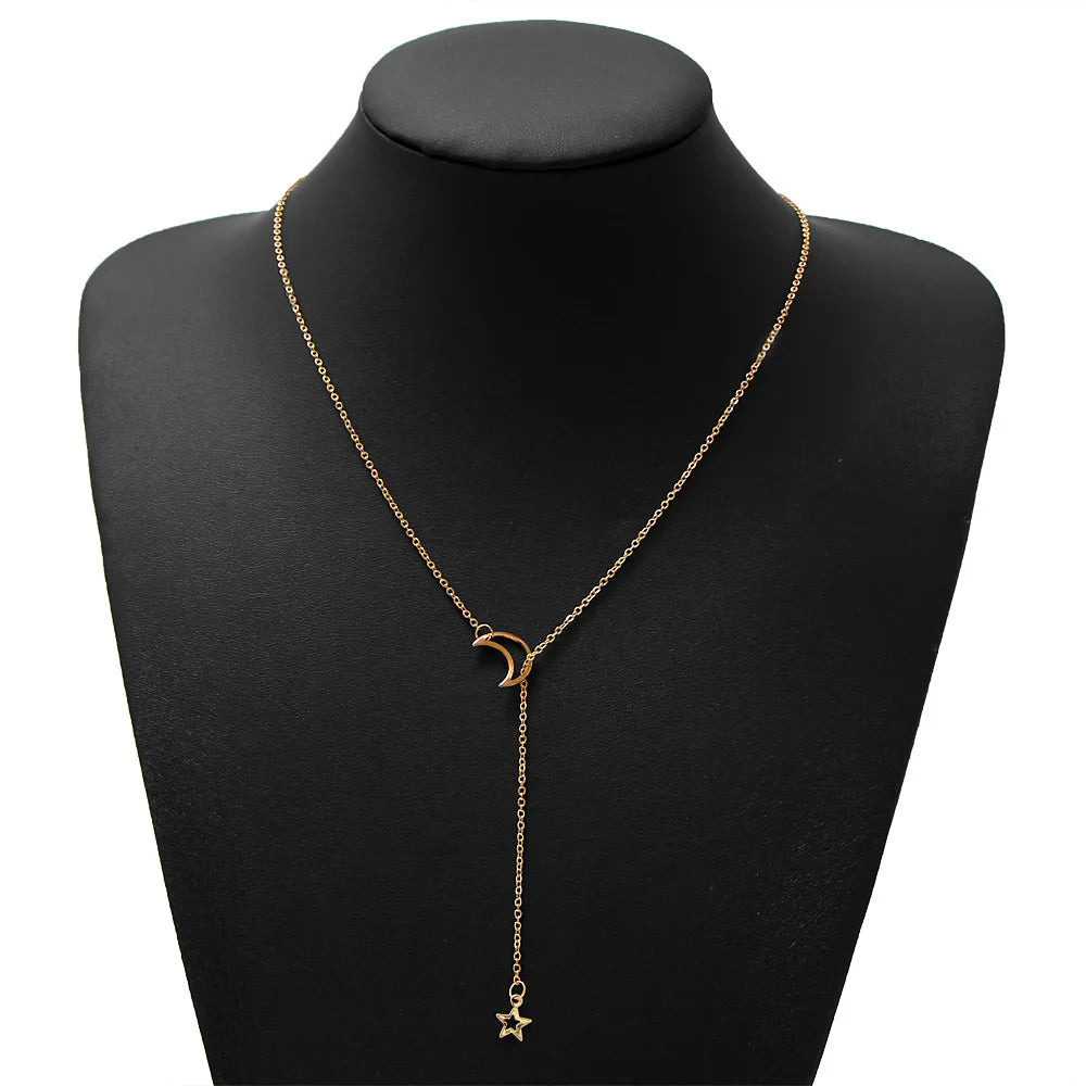 Moon Star Necklace