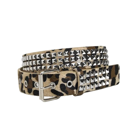 Leopard Print Belt