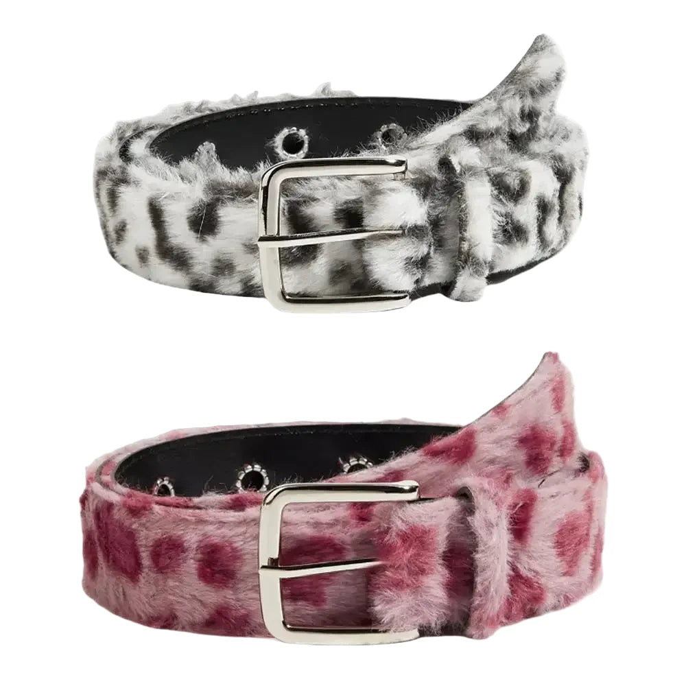 Faux Fur Belt