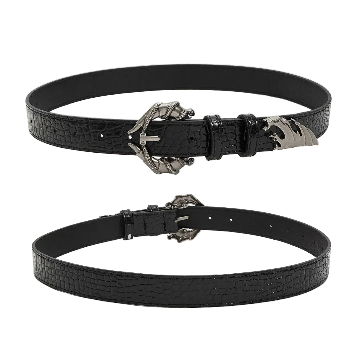 Crocodile Leather Belt