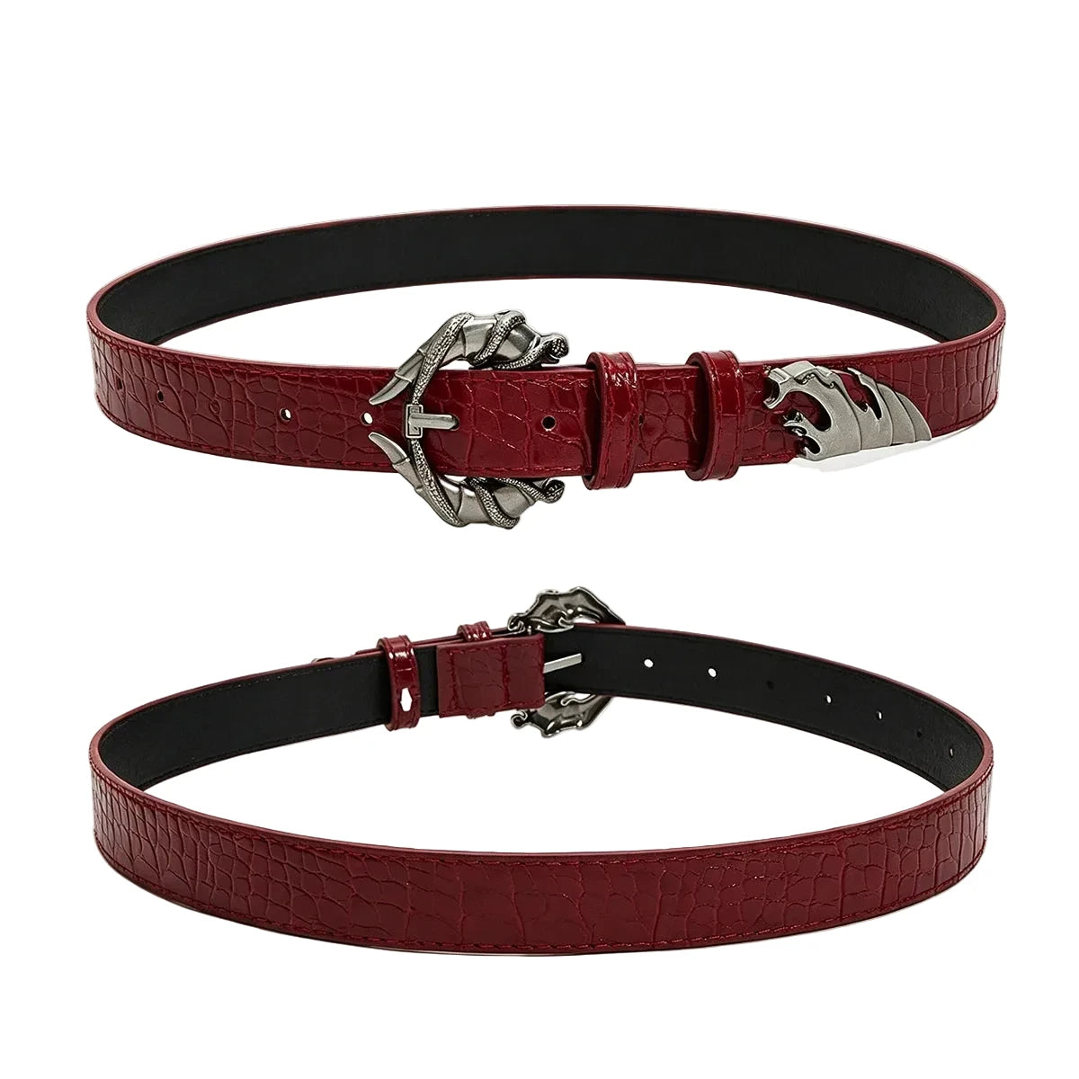 Crocodile Leather Belt