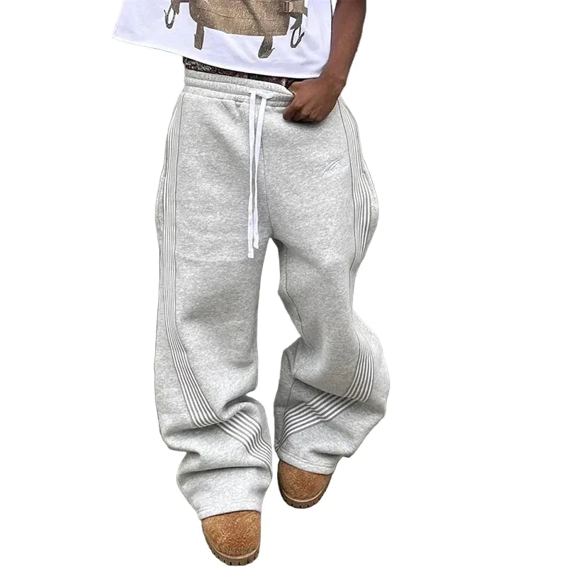 Striped Baggy Sweatpants