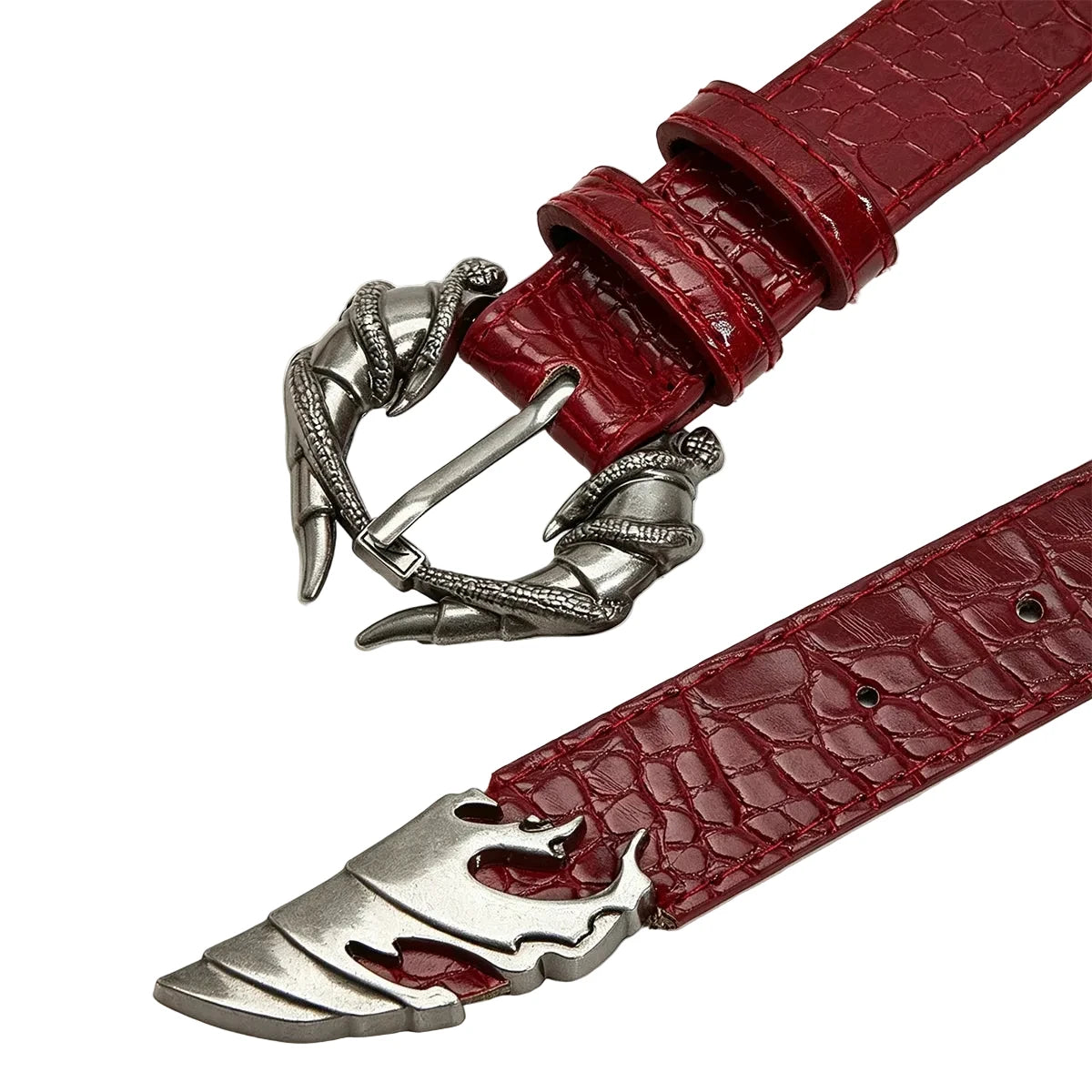 Crocodile Leather Belt