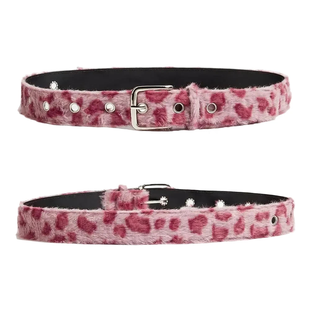 Faux Fur Belt