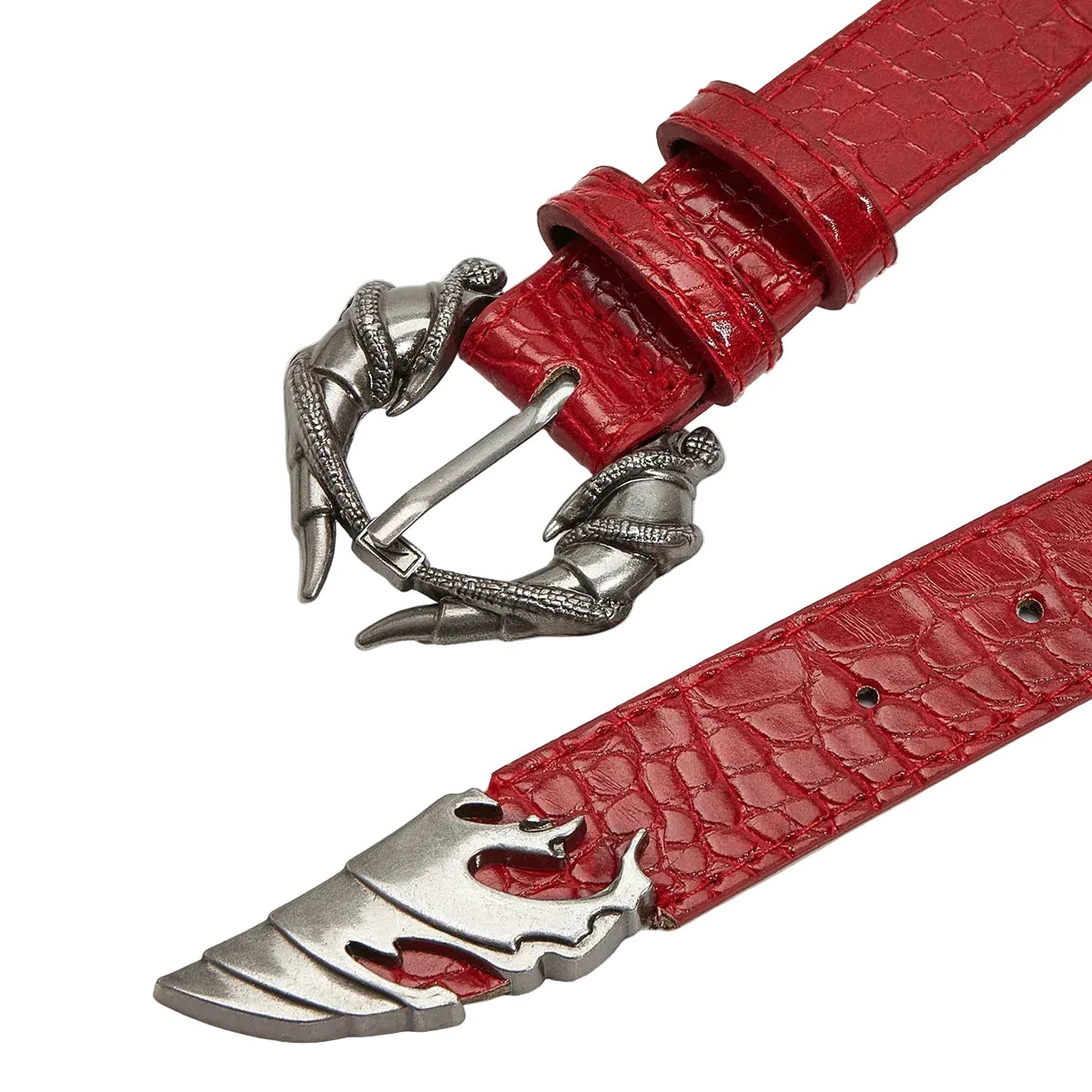 Crocodile Leather Belt