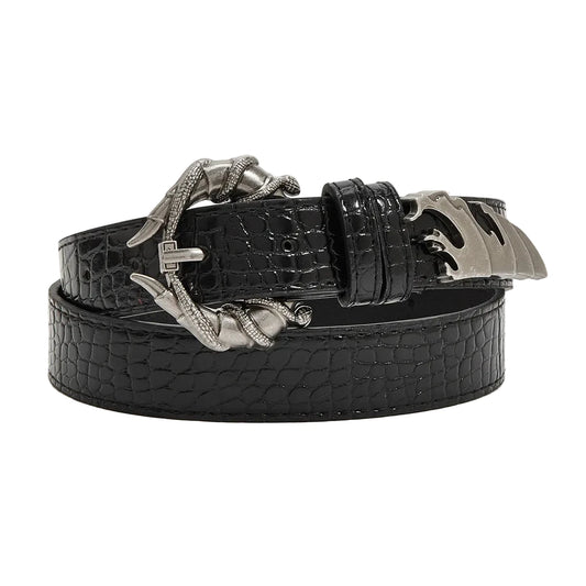 Crocodile Leather Belt