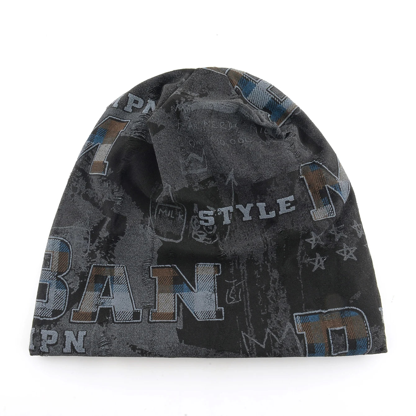 Distressed Tie Dye Beanie