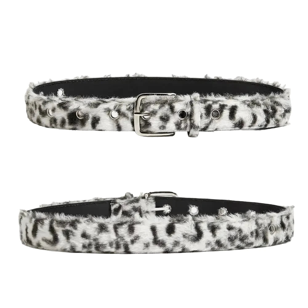 Faux Fur Belt