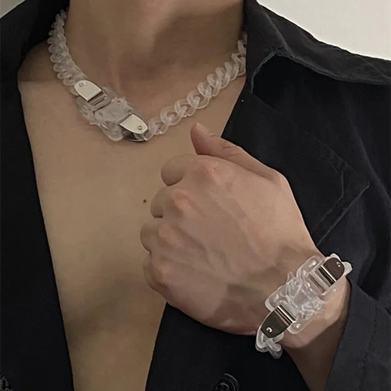 Transparent Link Necklace