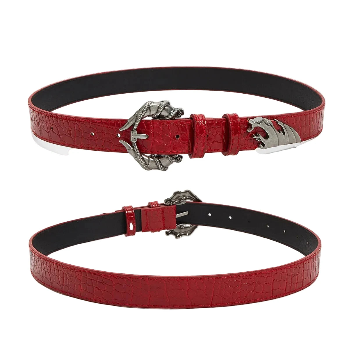 Crocodile Leather Belt